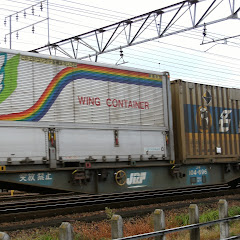 鉄の箱の貨物列車いろいろ動画